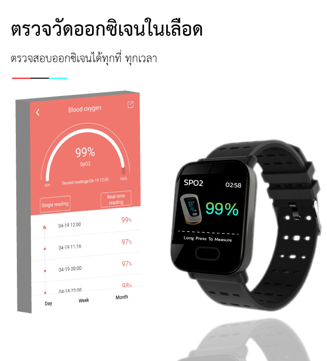 XFit LITE นาฬิกาวัดความดันโลหิตอัจฉริยะ