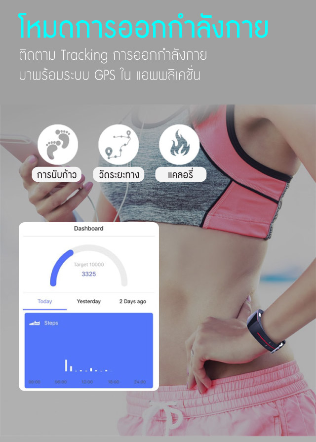 XFit Pro นาฬิกาวัดความดันโลหิตอัจฉริยะ